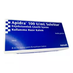 Апидра СолоСтар раствор инсулин 100 ЕД/мл для п/к введения 3 мл №5 фото